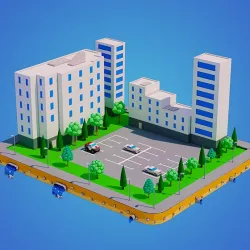 Low Poly City Block