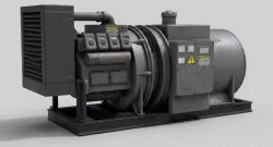 Low Poly Industrial Generator