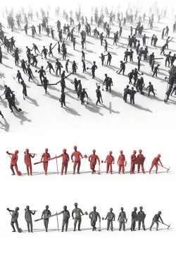 Low Poly Posed People Pack 9