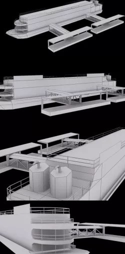 Low Poly Ship Model