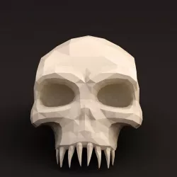 Low Poly Skull