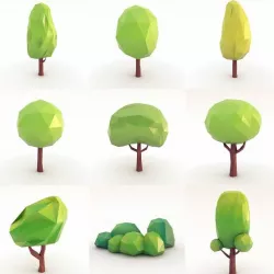 Low Poly Trees