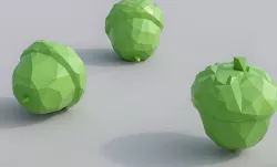 Lowpoly Acorn 001