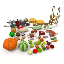 LowPoly Food Pack