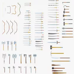 LowPoly Medieval Weapons Pack