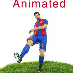Luis Suarez Game Ready Football Player Kick Animation