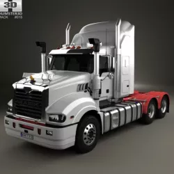 Mack Trident Axle Back High Rise Sleeper Cab Tractor Truck 2008