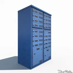 Mailbox Low Poly PBR
