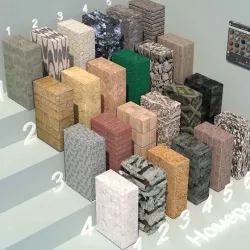 material stone - 3 (24 materials)