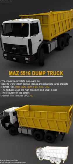 MAZ 5516 dump truck