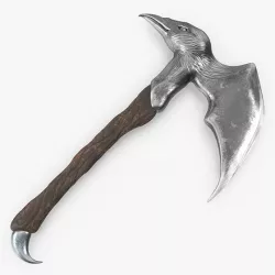 Medieval Viking Crow Axe