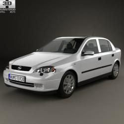 Decoración de cabina 3D para Opel Astra G Año de construcción  03/1998-12/2003 16 partes