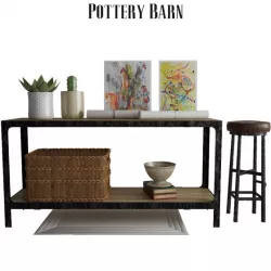 Pottery Barn Clint Reclaimed Wood Console Table