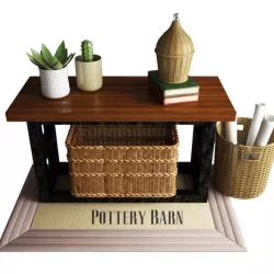 Pottery Barn Griffin Reclaimed Wood Console Table
