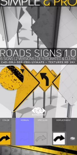 Roads Signs 1.0 & Textures