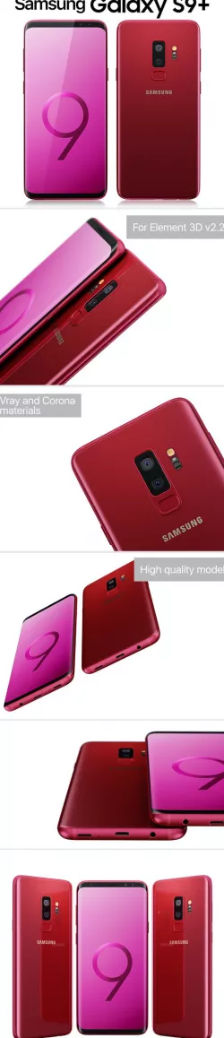 Samsung Galaxy S9 PLUS Burgundy Red