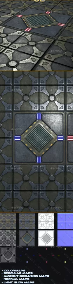 Sci-fi Floor Panel 02