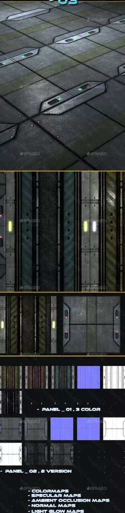 Sci-fi Floor Panel 03