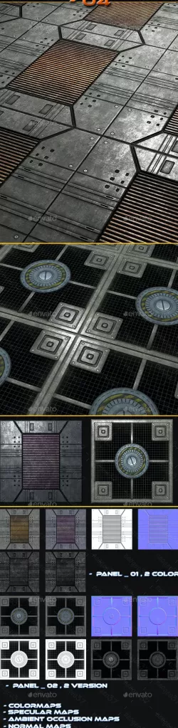 Sci-fi Floor Panel 04