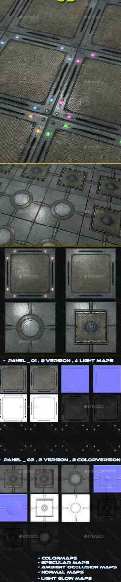 Sci-fi Floor Panel 05