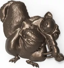 Scrat (Ice Age Squirrel) bas relief for CNC