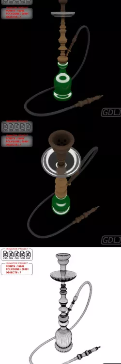 Shisha 3D MOLDES