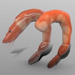 STL file Artificial fishing shrimp mold 🎣・3D printer model to