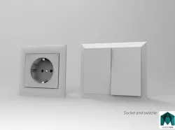 Socket and switches.