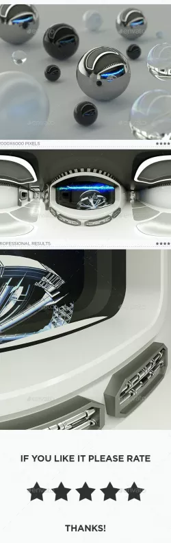 Spaceship Interior HDRi Map 003