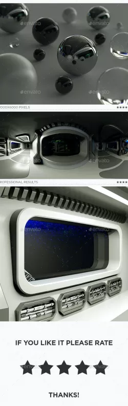 Spaceship Interior HDRi Map 005