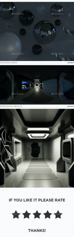Spaceship Interior HDRi Map 006