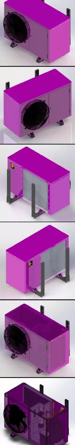 Split system, condenser