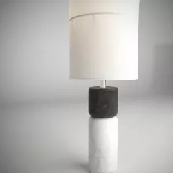 Stacked Marble Table Lamp