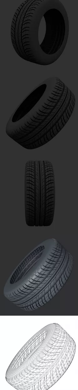 Tire 3D Models with full textures
