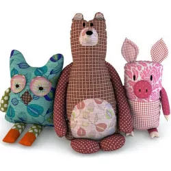 Toys bear pig owl baby