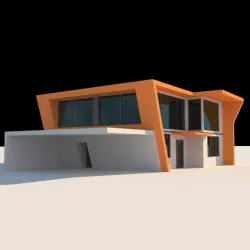 Two Storey High Tech House
