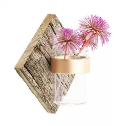 Wall Hanging Flask with Flower 3D Model