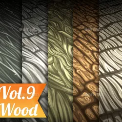 Wood Vol.9 - Hand Painted Texture Pack