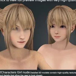 2 Characters Girl [ nude Body ]