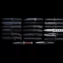 20 Military Knife Models Pack