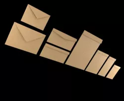 3D Envelopes (Different Type & Sizes)