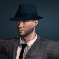 3D Gangster model obj