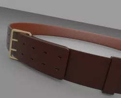 3D Leather Belt