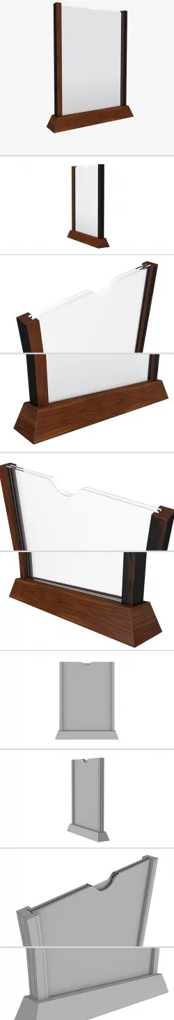 3D model Wooden Holder