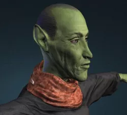 3D Old Troll model obj