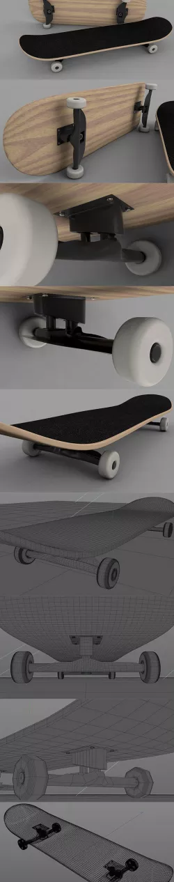 3D Skateboard