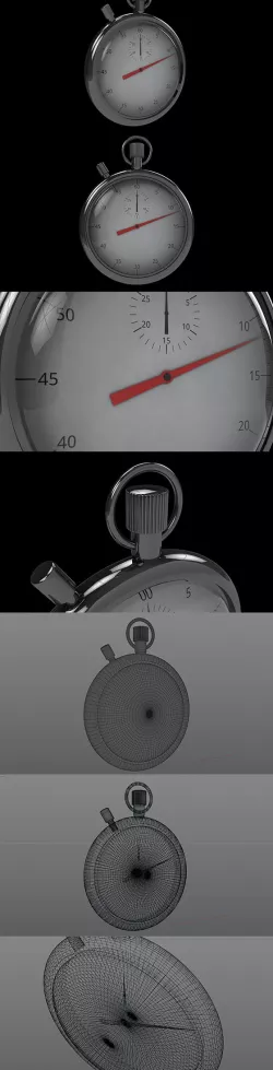 3D Stopwatch C4D