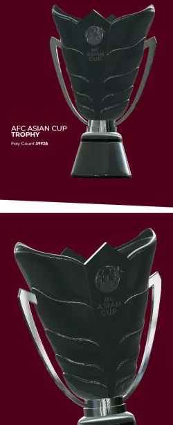 AFC Asian Cup Trophy 3D Model