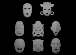 ancient masks collection
