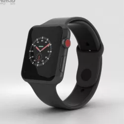 Apple Watch Edition Series 3 42mm GPS Gray Ceramic Case Gray/Black Sport Band